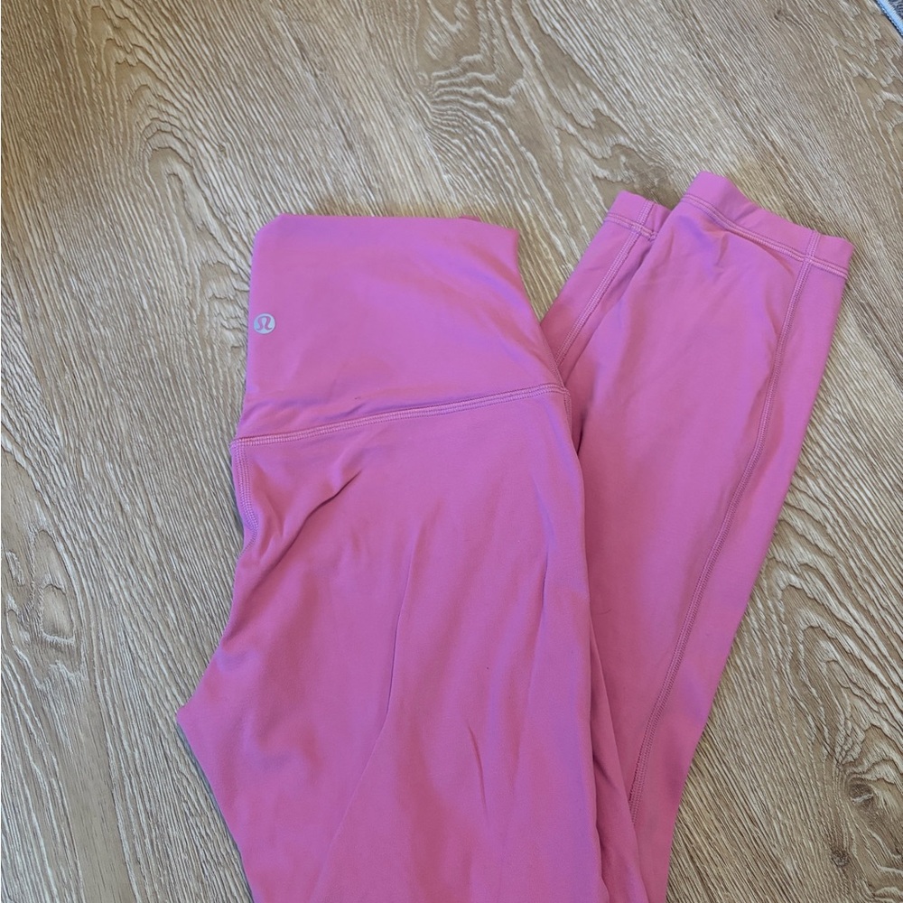 Lululemon High-Waist Pink Leggings size 8